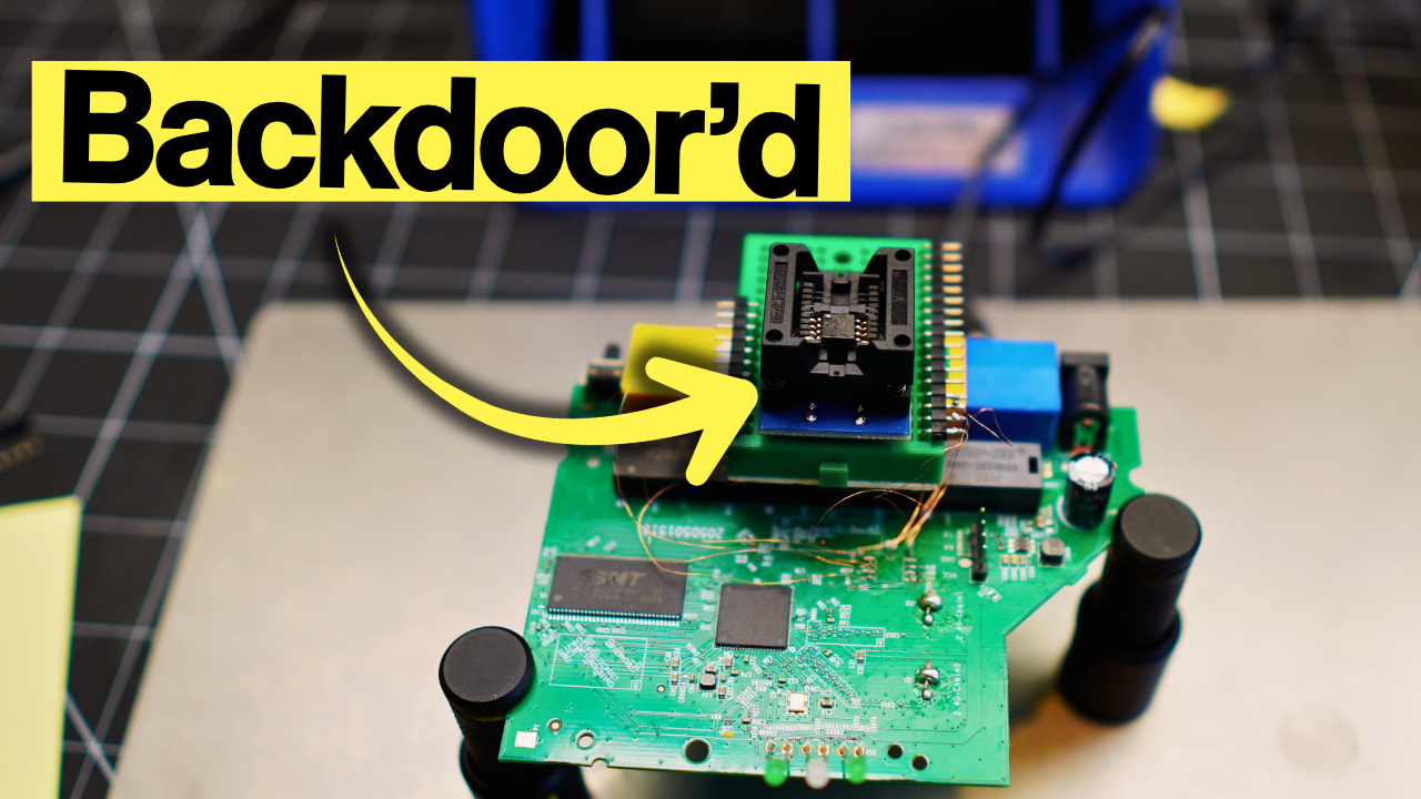 Chip-Off Firmware Extraction and Modification